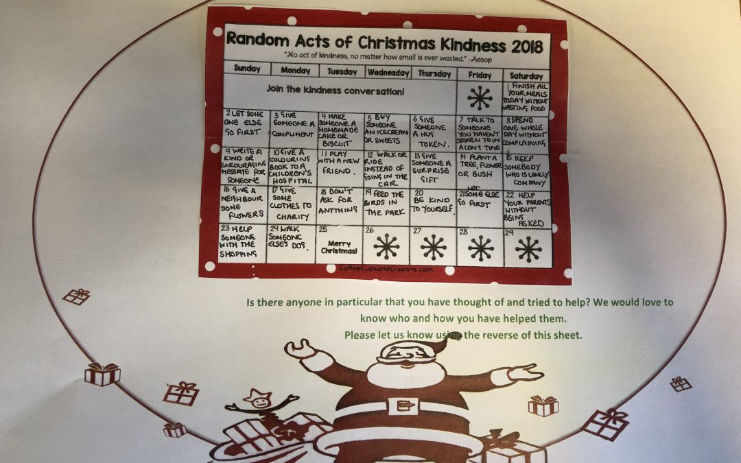 kindness advent calendar