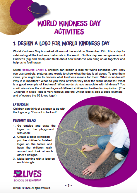 World Kindness Day Activity Pack