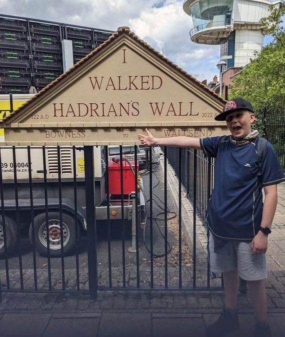 Sebastien walks Hadrian’s Wall for 52 Lives!
